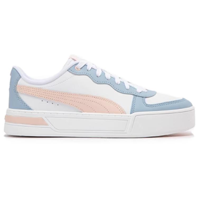Puma Skye Trainers Comfortable Versatile Low-Top Sneakers Women Sneakers Pink Blue 374764-24