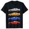 New Fashion Tees Shirt Short Sleeve Men Women Clothing Crewneck Loose Tops Japanese Car Drift Race Car R35 Graphics T-shirts