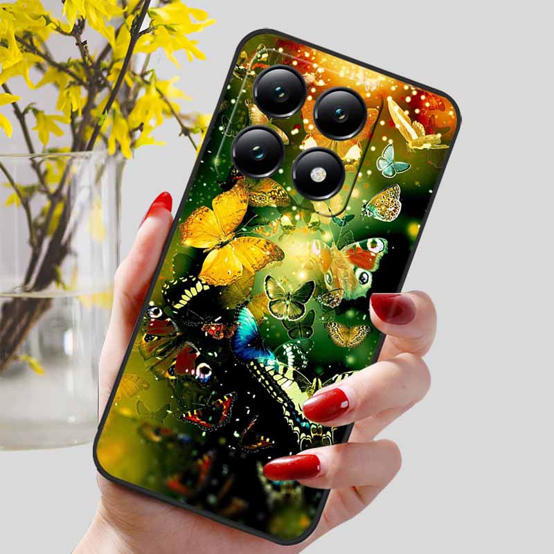 Для Xiaomi 14T / 14T Pro Чехол Модный Черный ТПУ Мраморный Расписной Чехол для Xiaomi 14T Pro Ударопрочный Корпус Capa Силиконовый Мешок 6.67''