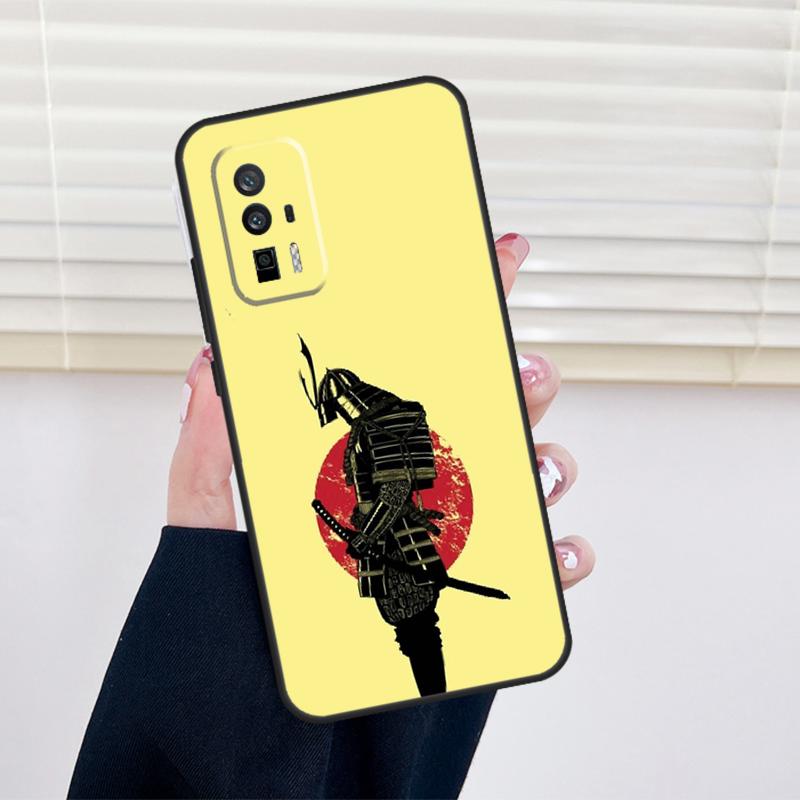 Samurai Warrior Cover For Xiaomi 15 14 13 Ultra 11T 12T 13T 14T Pro POCO X7 Pro X3 X5 X6 M6 F5 F6 Pro Case