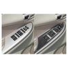 4Pcs Carbon Fiber Window Lift Switch Panel Cover For Toyota Corolla 2006-2012