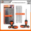 9-Piece Telescopic T-Type Ratchet Screwdriver Set: Torx, Phillips, Slotted, Multi-Specification.