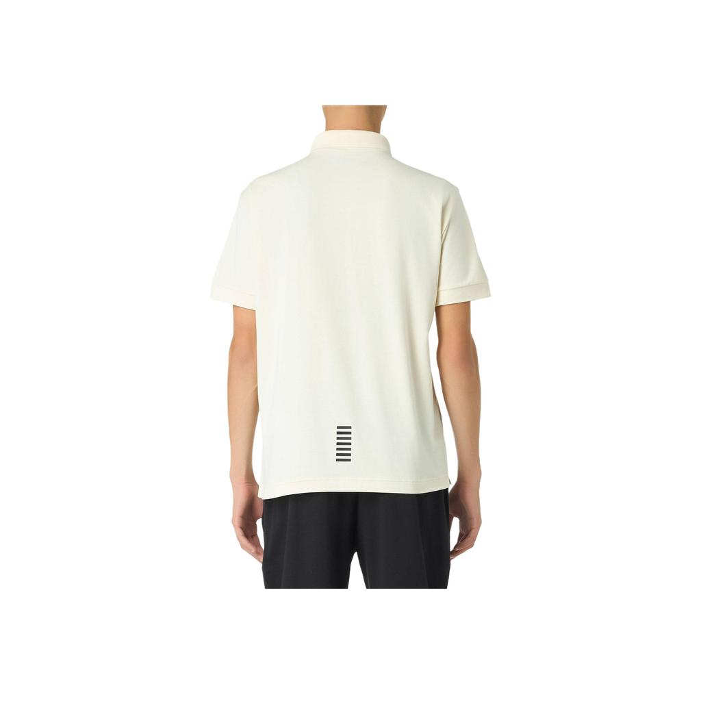 Emporio Armani Мужская футболка-поло EA7 с логотипом, узкого кроя, из эластичной ткани, топ 8NPF14-PJVQZ-1713