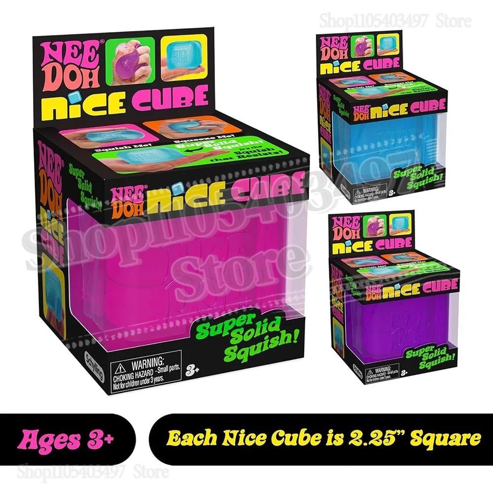 Новая сенсорная игрушка-антистресс Schyling Nee-doh Nice Cube для снятия стресса, игрушка для кончиков пальцев для сжимания и игры, с подарками
