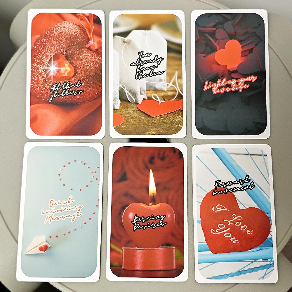 Колода любовного оракула 54 карты - Карты оракула «Дела сердечные» 10,3*6 см