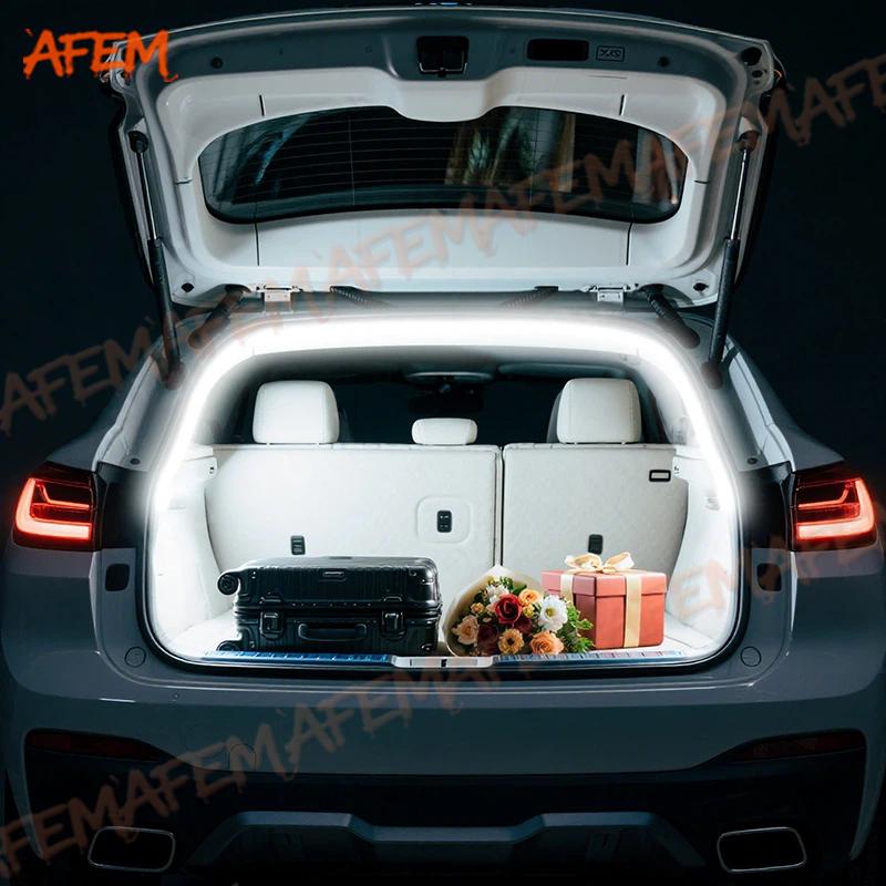 For BMW X1/IX1 X2/IX2 X3/IX3 trunk light modification light Atmosphere lights White warm white Rear Trunk LED Light Bar