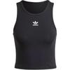 adidas Укороченный ребристый топ-майка IW5736