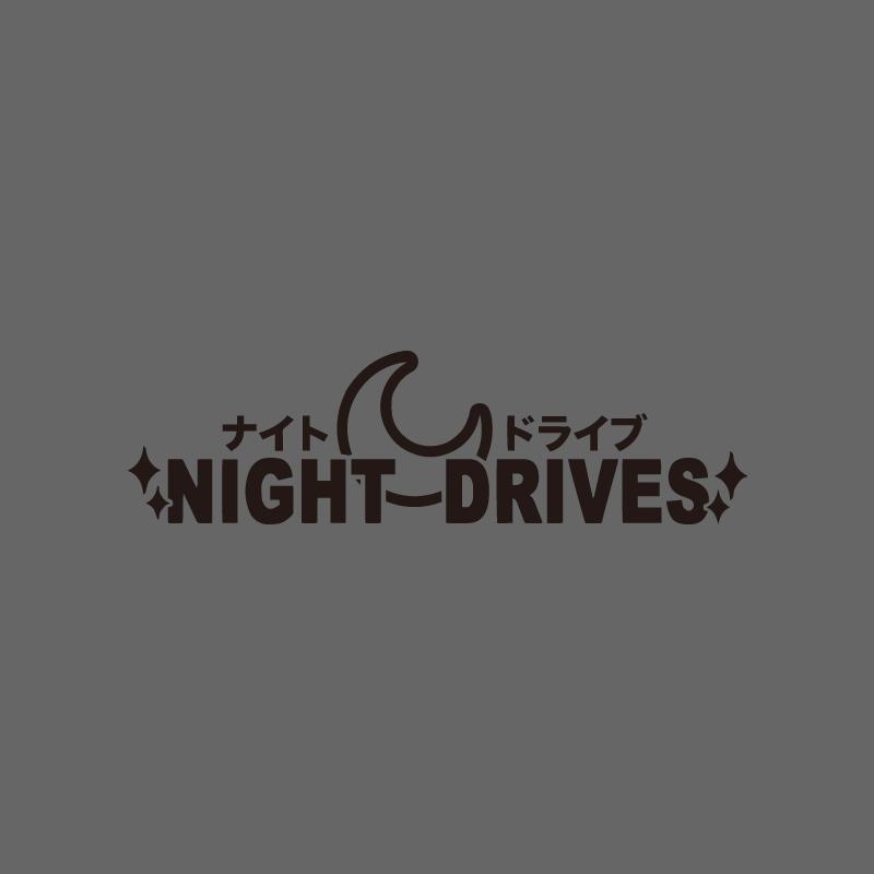 NIGHT DRIVES JDM windshield side window body modification personality pull flower waterproof car sticker motorcycle car sticker
