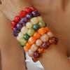Bohemian Irregular Round Resin Bracelet - Elegant, Versatile Jewelry for Women