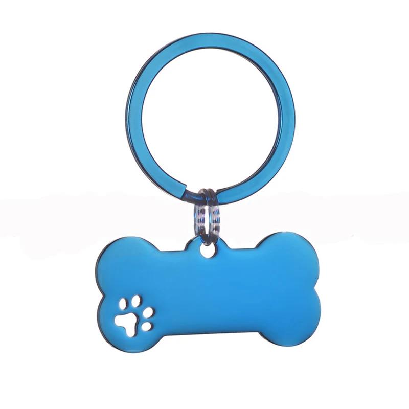 Персонализированные бирки для собак из нержавеющей стали с защитой от потери, бирки для домашних животных