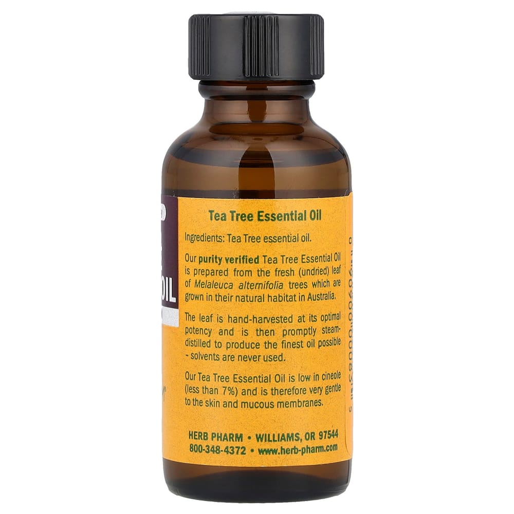Herb Pharm Масло чайного дерева эфирное 30 мл (1 жидкая унция)
