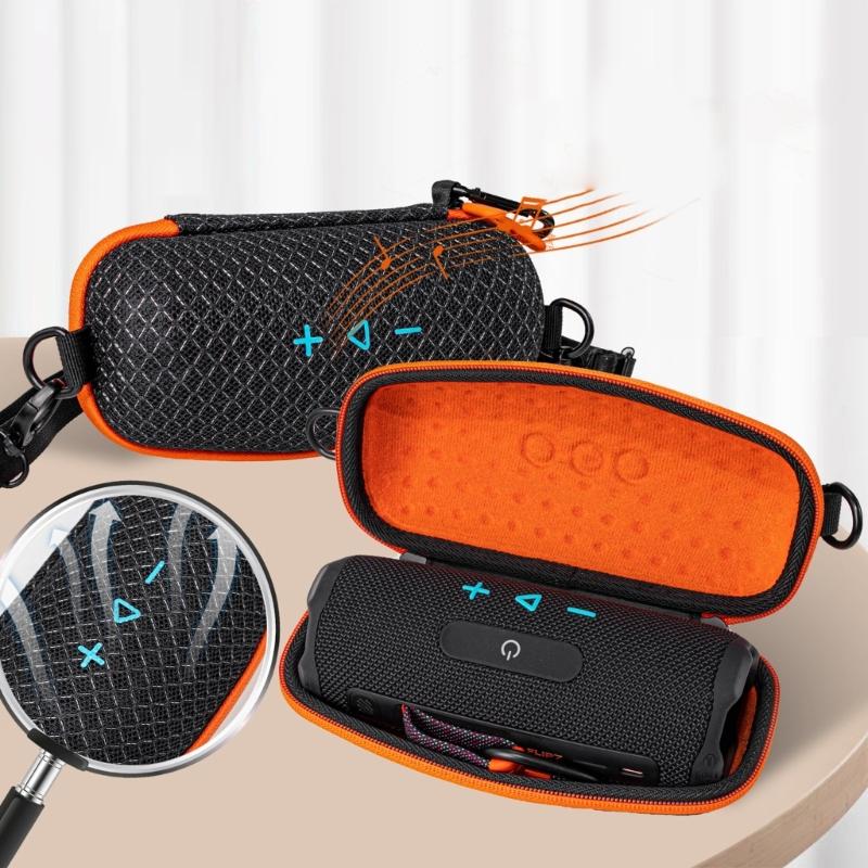 Портативный чехол из ЭВА для Bluetooth-динамиков Flip 7 с двойной молнией, сумка для переноски для активного отдыха