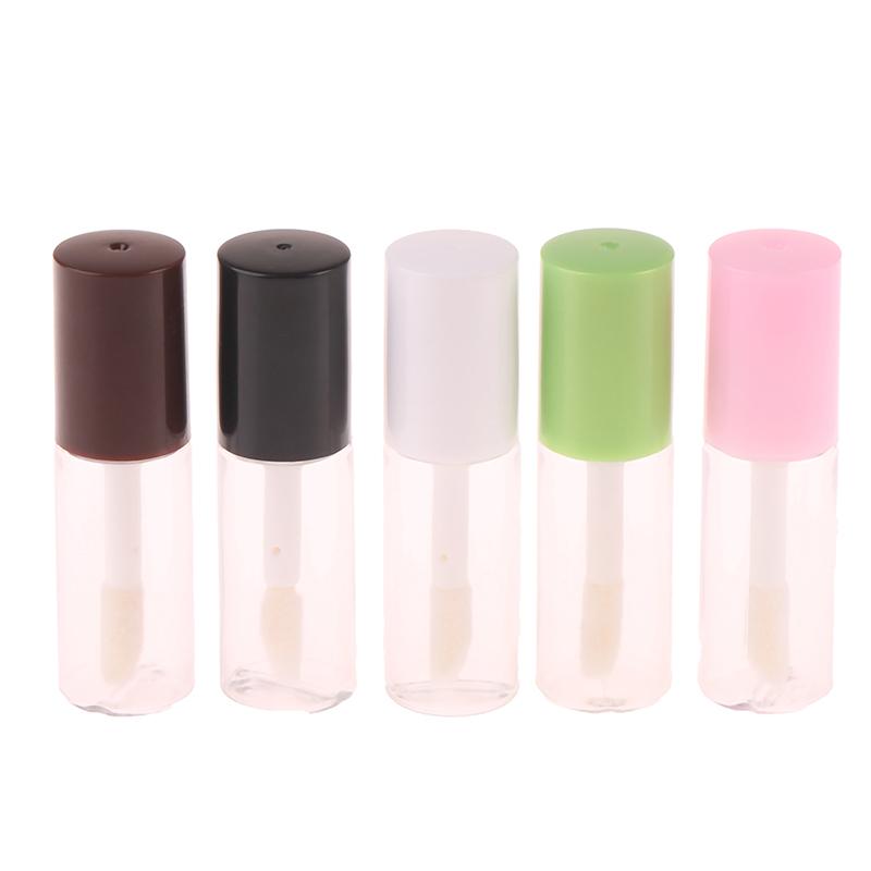 5 шт. 1,5/3 мл мини-пластиковый пустой прозрачный тюбик для блеска для губ бальзам для макияжа контейнер косметический контейнер