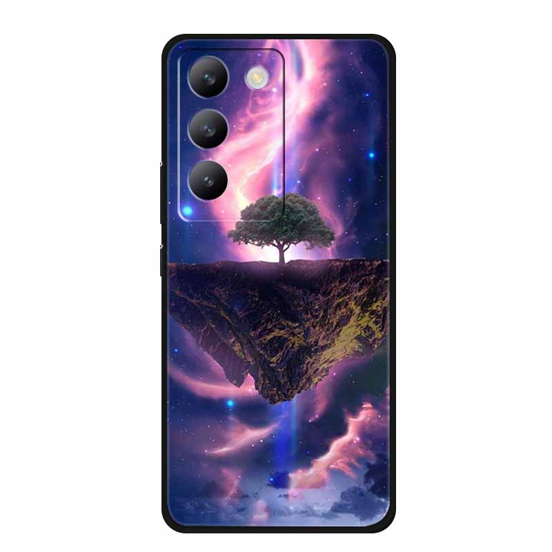 For Coque Vivo V40 SE 5G Cases Painted Cats Silicon Back Cover Phone Cases For vivo V40 SE 5G Cases Soft Bumper Shell Bag Cover