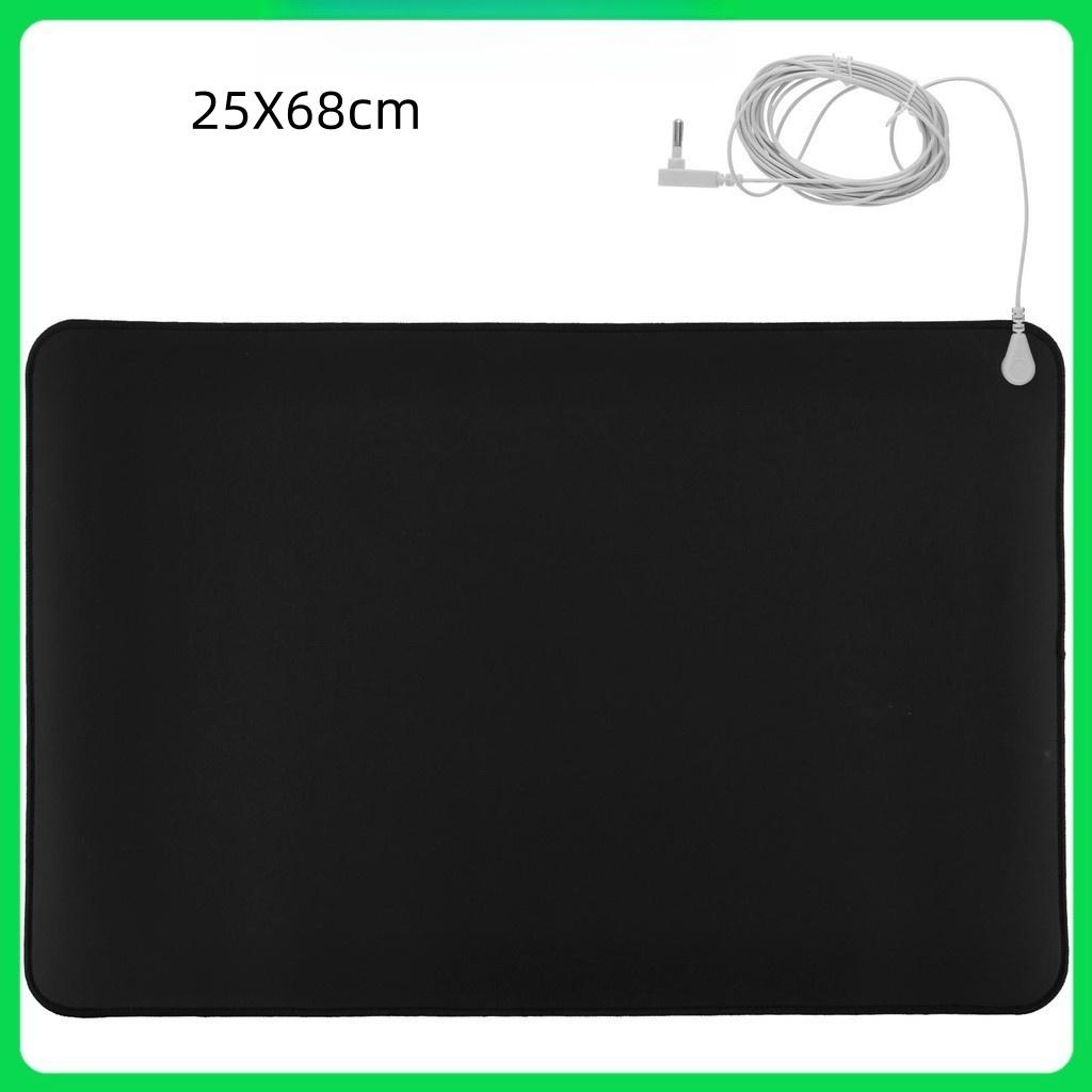 Нескользящий кожаный заземляющий матрас, заземленная терапия, заземляющий коврик для ног, проводящая заземляющая накладка для всего тела