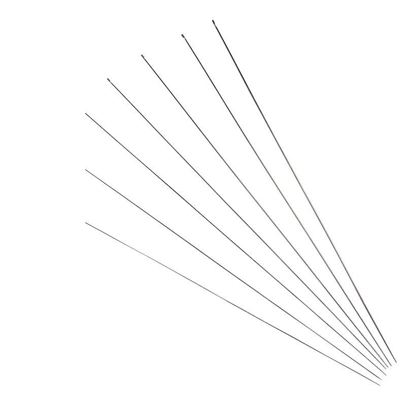 Игла с боковым ушком для нанизывания бисера, кристаллов и жемчуга - Нержавеющая сталь