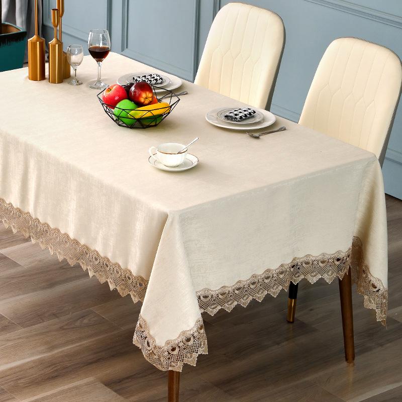 Американская легкая роскошная ткань скатерть Западная ресторанная прямоугольная скатерть для отеля, вечеринки, встречи, водонепроницаемая скатерть для журнального столика, скатерть