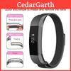 Премиальный магнитный браслет из нержавеющей стали для Fitbit Alta, роскошный сетчатый дизайн
