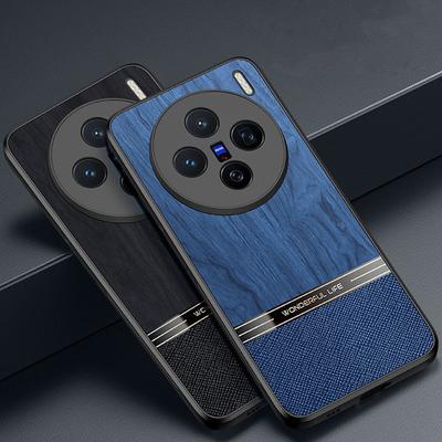 Чехол для телефона Bionic Tree Texture для vivo X200 Pro X100, ультрамягкий силиконовый защитный чехол для объектива Vivo X200 Pro mini X100 X80 X70 X90 Pro Plus