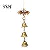 Traditional Gift Retro Dragon Hanging Bells, Metal Flying Wind Chime, Rustic Iron Chimes Fantasy Outdoor Garden Ornament for Patio Porch Yard