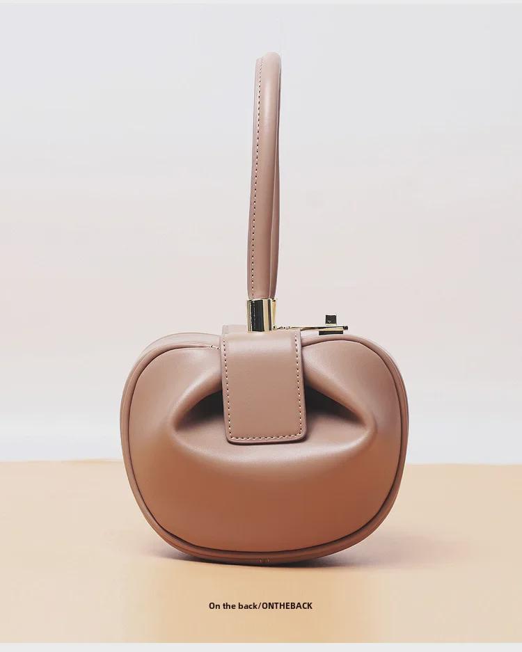 Niche 2022 Женская сумка для пельменей из натуральной кожи - Модная сумка для вонтон из коровьей кожи