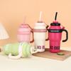 Stainless Steel Big MAC Handle Ice Bulba Cup High Appearance Level Tea Separation Thermos Cup Portable Car Handy Cup