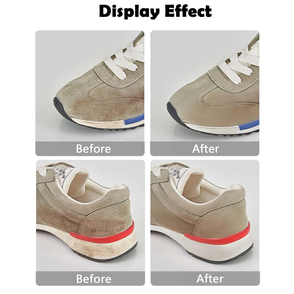 1pc/3pcs/6pcs Piece, Simple Gray Rubber, Sneakers Small White Cleaning Brush, Bathroom Glass Rust-proof Rubber, Cleaning Tools,