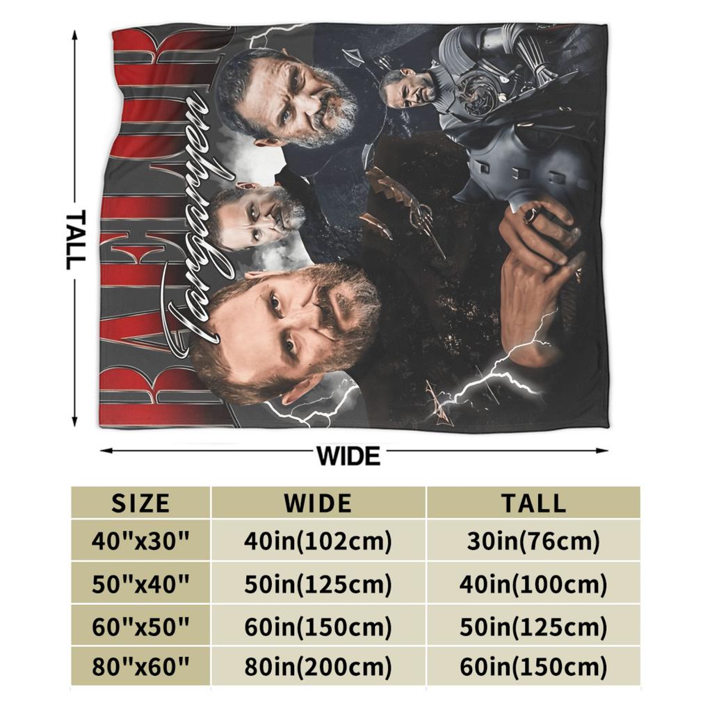 Baelor Targaryen Blanket Warm Soft Print Plush Bedding Throws For Children Couch Bed Flannel Bedspread Bed Cover