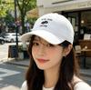 Letter embroidery baseball hat men and women street versatile wide brim shading face small cap trend breathable