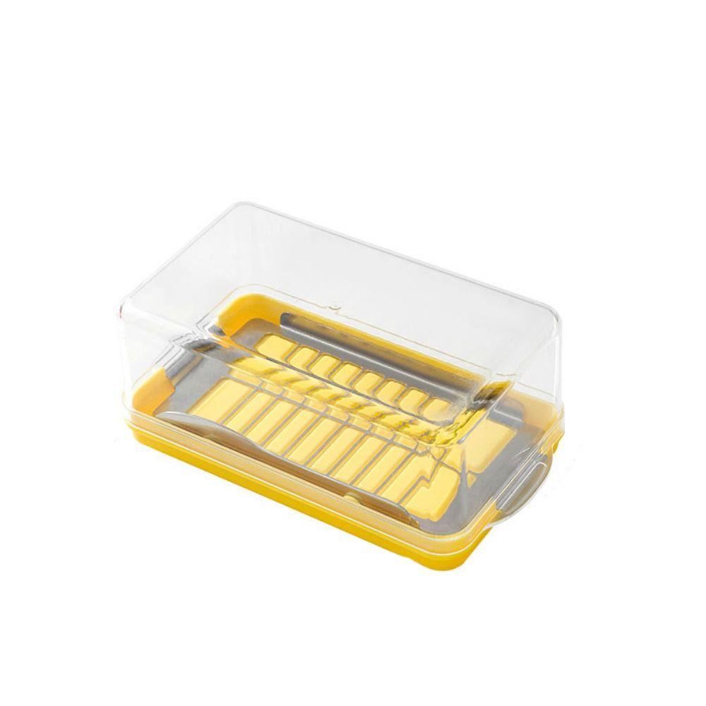 with Spoon Butter Cutter Storage Box with Cutting Net Cheese Container  Kitchen Baking
