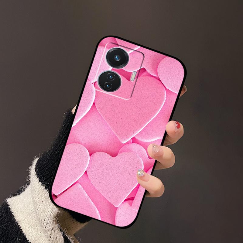 Чехол для vivo T1 4G V2153 Чехлы ТПУ Черный Силикон Пейзажный Чехол для vivo T1 44W Чехол VivoT1 Y55 4G Ударопрочный Мягкие Чехлы