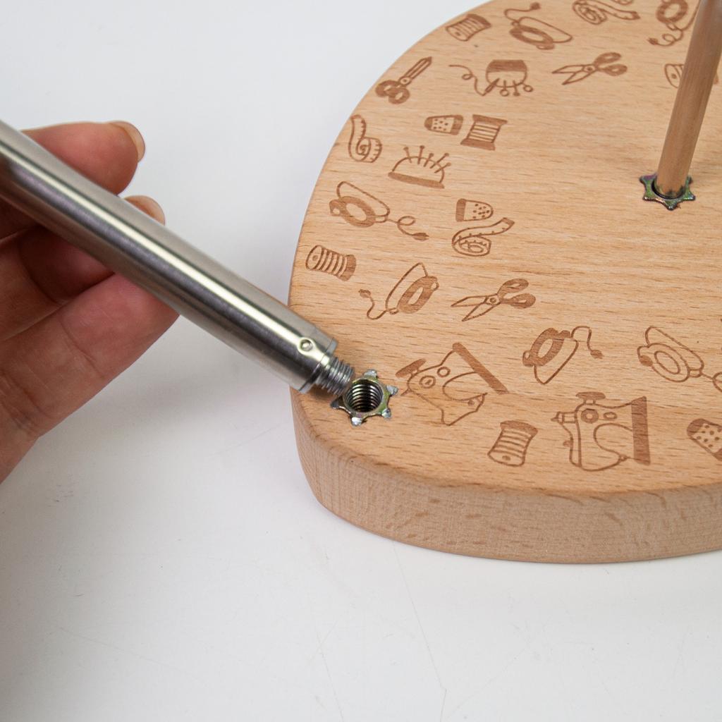 Вышивальная стегальная нить Держатель швейной нити Стойка для ниток с одним конусом для швейной машины Держатель для одной катушки ниток