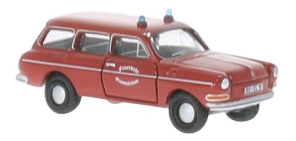 Premium ClassiXXs VW Type 3 1600 Station Wagon Fire Brigade Finished Model 1/87