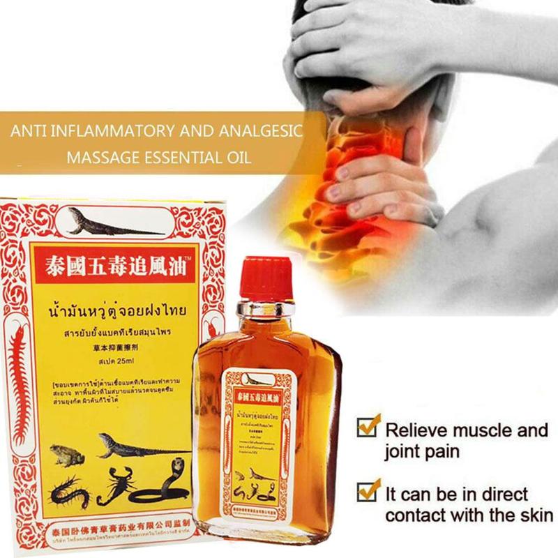 25ml Essentials Oils Essential Oils Essential Oils Patche Anti-Inflammatory Oils Patches Magical Analgesic Essential Oils Back Body Massager Muscle