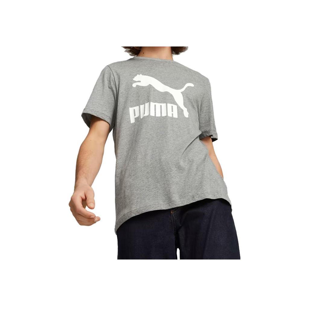 Puma Повседневная универсальная футболка с коротким рукавом Мужские топы 530088-03