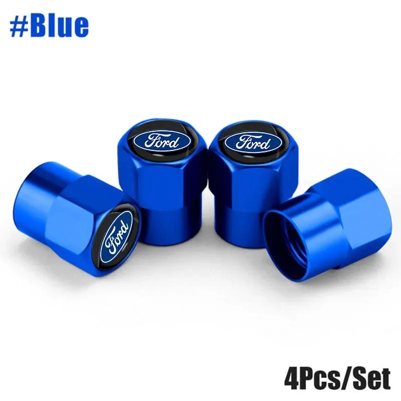 Новая наклейка на машину 2026 Новая 2025 Горячая 4 шт. Колпачки на ниппель колеса Покрышки колес Воздушный стержень шины Защитная крышка Для Ford Escape Kuga Mondeo Eco