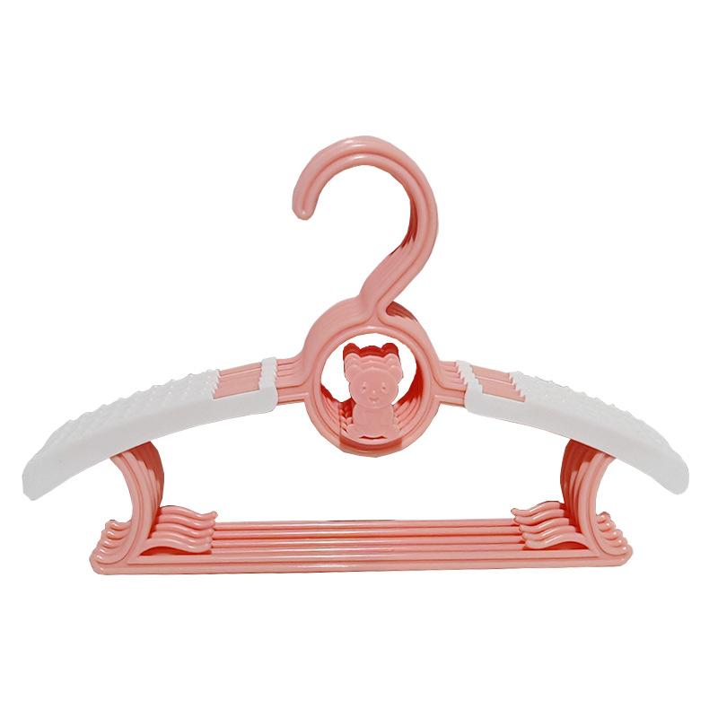 10pcs Multifunctional Children'S Hangers Infants And Young Children'S Clothes Retractable Drying Racks Household Newborn Baby Non-Slip Clothing