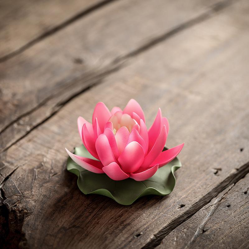 Керамическая печь для благовоний Lotus, держатель для благовоний из нити, точка ароматизации, благовония из сандалового дерева, украшение для дома Chenxiang