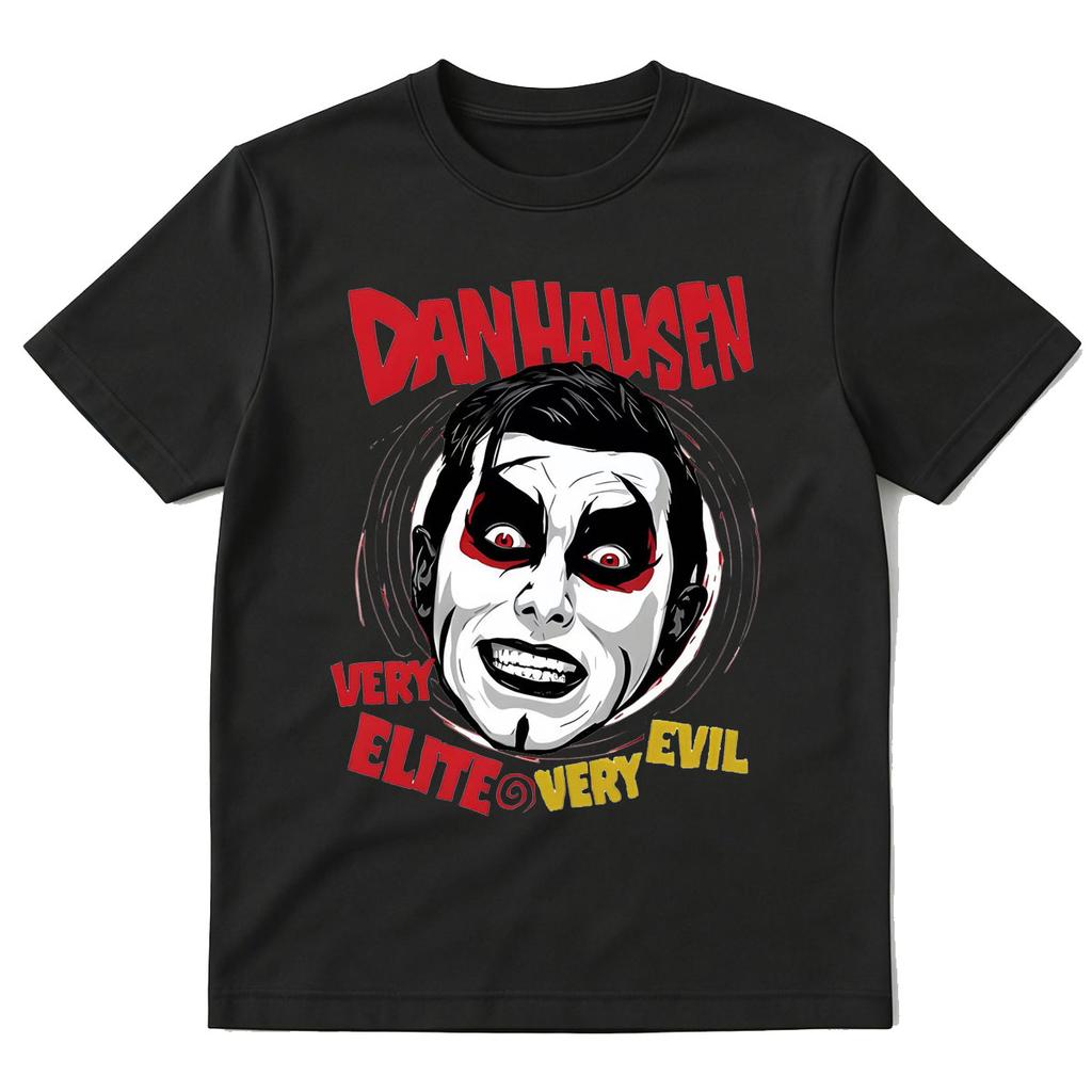 Danhausen Very Nice Very Evil Graphic T Shirt Men's Women Clothing Hip Hop T-shirt Casual Cotto
