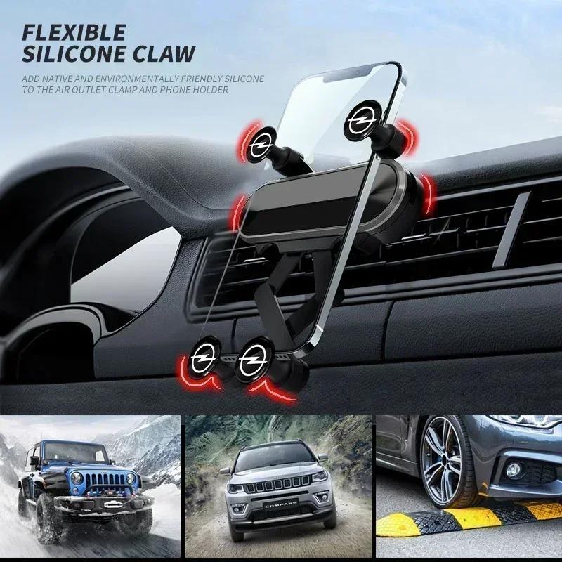 AAAYT1 Gravity Car Phone Stand Auto Accessories For Opel Astra H J G K Insignia Corsa C D Vectra C B Meriva a Zafira Trailer Vivaro