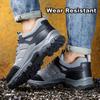 Oulylan Steel Toe Anti Puncture Safety Boots Summer Mesh Breathable Protective Shoes Men 6Kv Insulation Anti Smash Work Footwear