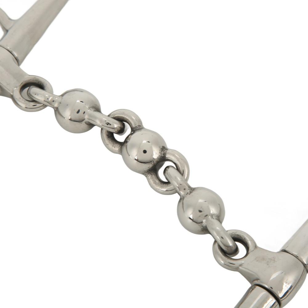 Ball Chain Design Horse Mouth Bit 135mm Length Horse Riding Bit Horse Riding Equipment Riding Use
