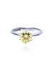 Bien Vetu Yellow Moissanite Ring 1 Carat Simple 121