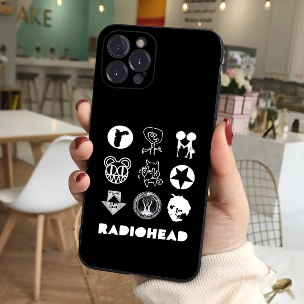 Чехол для телефона Rock-группы R-Radiohead для IPhone 17 Air 16 Pro Max 15 14 13 12 11 Mini Мягкая задняя крышка из ТПУ