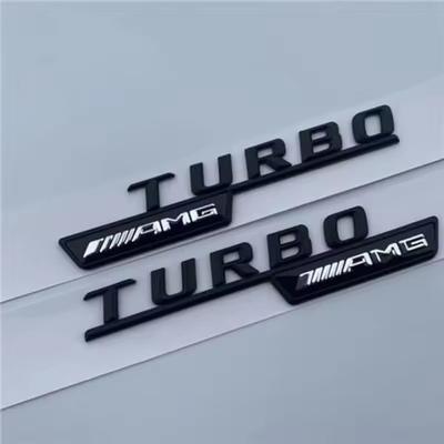 3D ABS Наклейка-эмблема с буквами BITURBO TURBO 4MATIC на задний багажник автомобиля Для Mercedes AMG C43 C 43 AMG W205 W204 Аксессуары