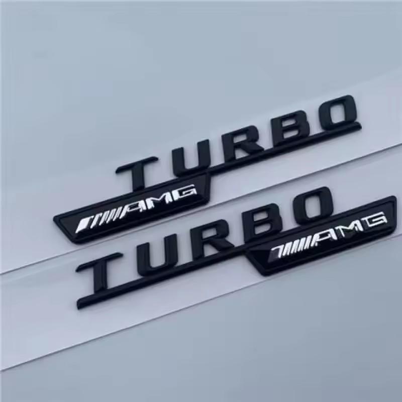 KMLB1 Car 3d Rear Letter Emblem Trunk Babg Body Sticker For Mercedes Benz AMG W204 W205 W203 W211 W212 W213 W201 W210 W124 W108