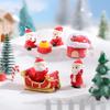 Chritsmas Ornament Exquisite Portable Wide Application Wear-resistant Safe Ornamental Party Adorable Xmass Resin