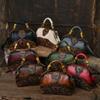 Ladies Luxury Handbag 2024 New Vintage Handmade Leather Carved Women Tote Bag Versatile Female Shopping Shoulder Crossbody Bags CLE