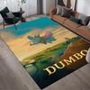 1pc Dumbo Pattern Area Rug Soft Flannel Floor Mat for Living Room,Office,Bedroom and Carpet,Sofa Coffee Table Floor Mat