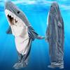 Shark Costume, Shark Pajamas, Shark Sizes, Blue Blanket, White Sleeping Bag